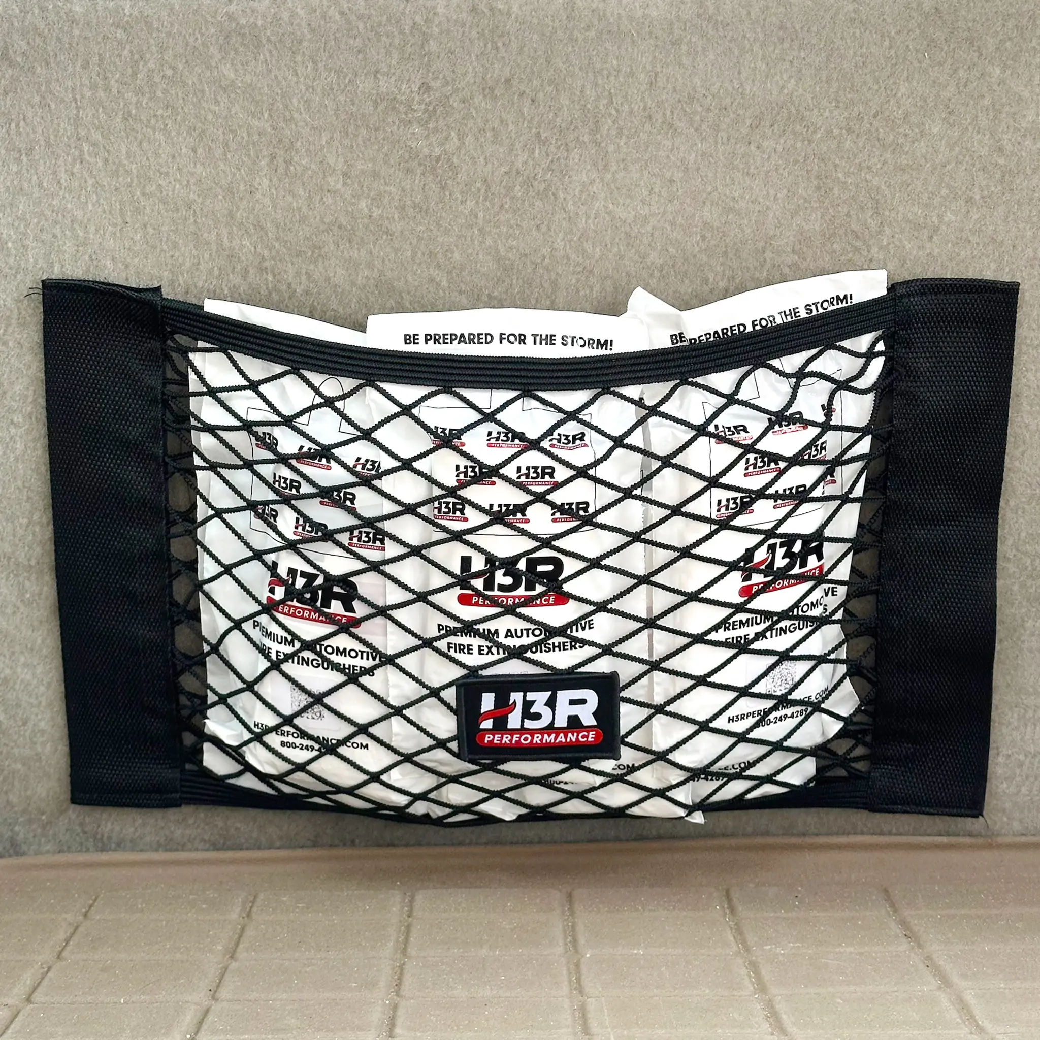 Rain Ponchos in Cargo Net