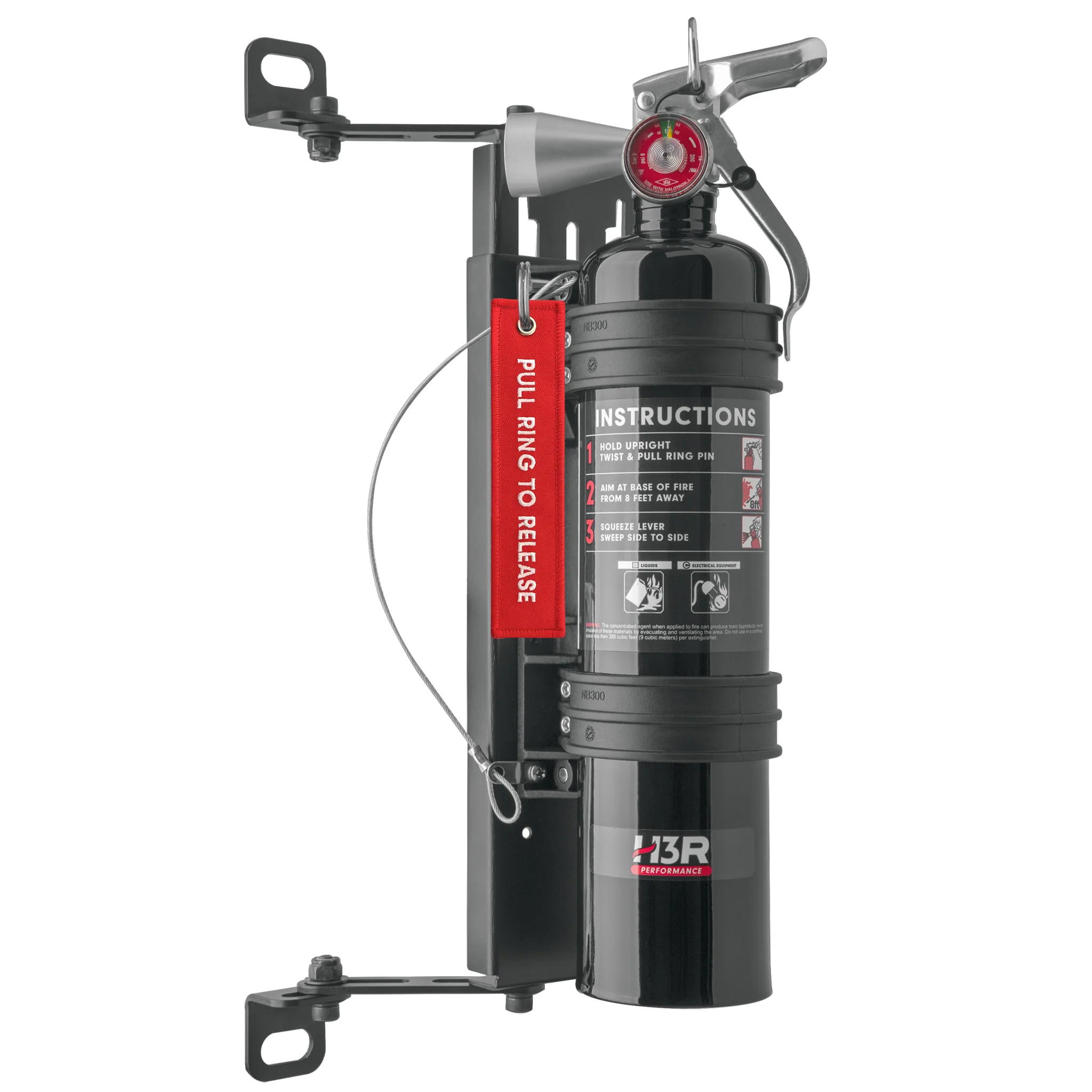 SM01BK - Fire Extinguisher Seat Mount - Image 7